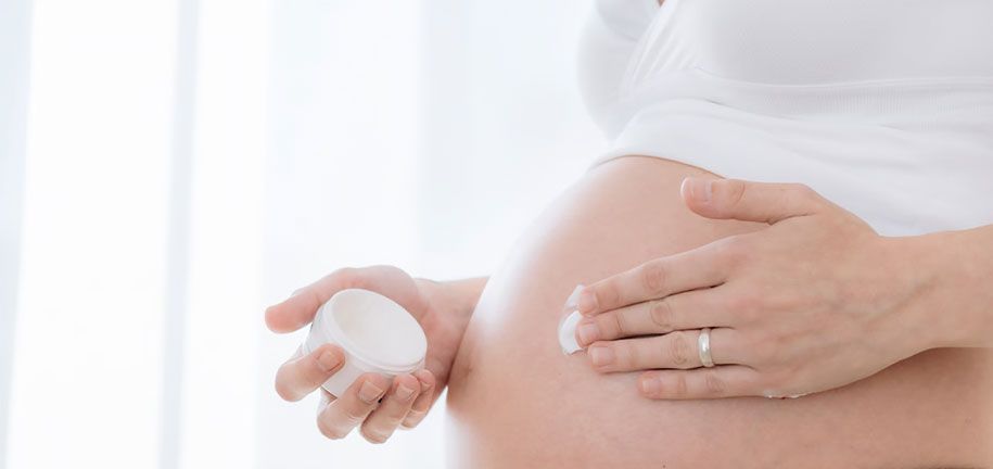 العناية ببشرة الحمل