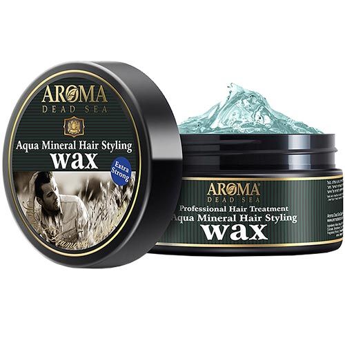 Extra Strong Aqua Mineral Jojoba Hair Wax Aroma Dead Sea