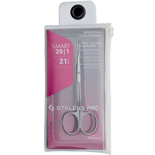 Professional cuticle scissors SMART 20 Type 1 (21 mm) staleks